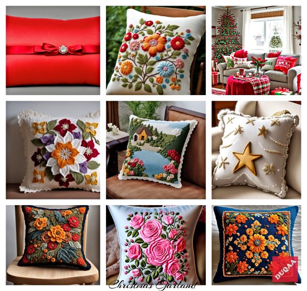 This Christmas, Let Your Home Shine With Duqaa's Unique Cushion Collection! 🎉🛋️ Our Handcrafted Designs Are Perfect For Creating A Warm And Inviting Atmosphere. Explore Now And Make Your Holidays Memorable! #Duqaa #Holidaydecor #Gardenproducts