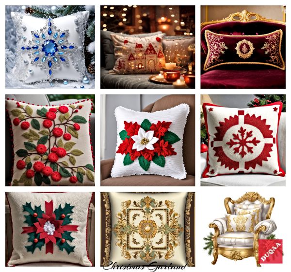 Elevate Your Holiday Spirit With Our Exclusive Christmas Cushions From Duqaa! 🎄✨ Perfect For Adding A Festive Touch To Your Home Decor. Explore Our Unique Collection And Make Your Celebrations Even Cozier! #Duqaa #Christmasdecor #Handicrafts