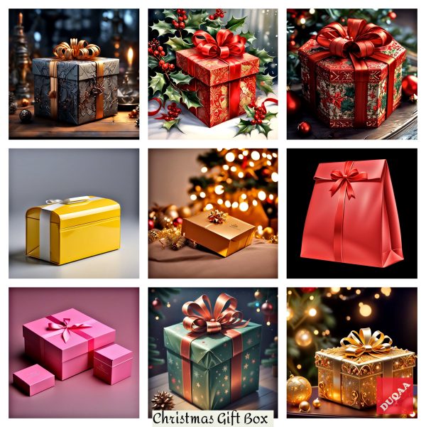 Celebrate The Season Of Giving With Duqaa's Stunning Christmas Gift Boxes! 🎁❤️ Each Box Is Packed With Love And Creativity, Perfect For Making Your Loved Ones Feel Special. Discover Our Collection And Share The Joy This Christmas! #Duqaa #Christmasgifts #Giftboxmagic