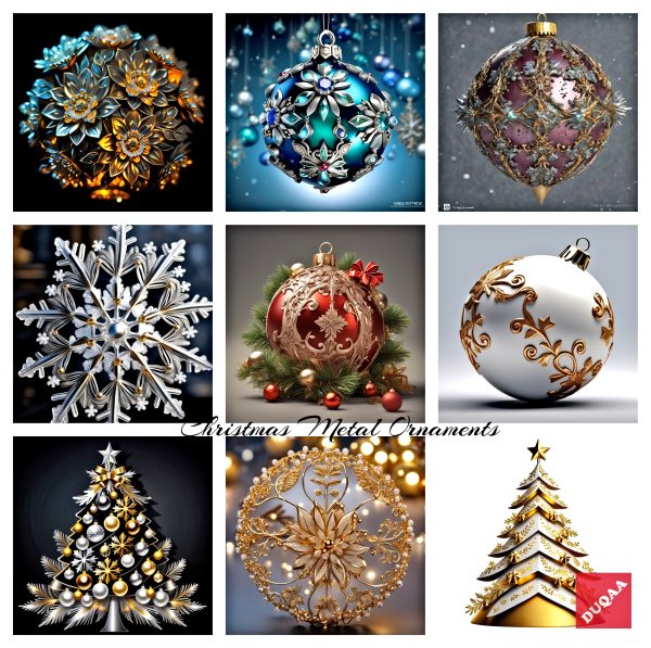 This Christmas, Make Your Celebrations Shine With Duqaa's Exquisite Metal Ornaments! 🌟 Our Handcrafted Decorations Are Designed To Create A Warm And Festive Atmosphere In Your Home. From Traditional Designs To Personalized Pieces, Our Collection Has Something For Everyone. Discover The Beauty Of Our Unique Ornaments And Let Your Holiday Spirit Soar! #Duqaahandicrafts #Christmasornaments #Decorativeproducts