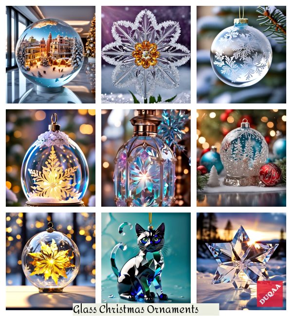 Celebrate The Magic Of Christmas With Duqaa's Handcrafted Glass Ornaments! ❄️ Our Diverse Selection Includes Everything From Classic Silver Balls To Colorful Designs, Ensuring Your Tree Shines Bright. Join Us In Spreading Holiday Cheer! #Supplier #Wholesaler #Duqaahandicrafts