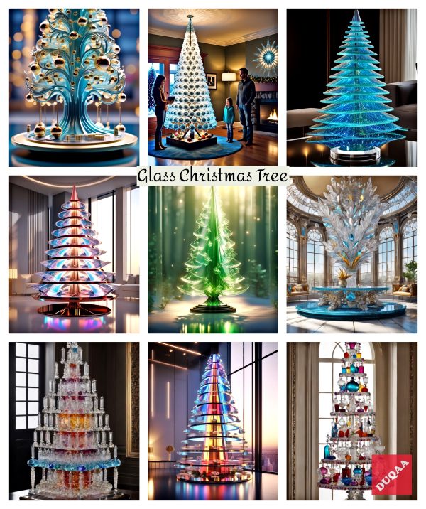 Transform Your Home Into A Winter Wonderland With Our Handmade Glass Christmas Trees! ❄️ These Stunning Decorations Are Perfect For Adding A Festive Touch To Any Space. Visit Us To Find Your Favorite Piece! #Duqaa #Christmasdecoration #Wholesaler