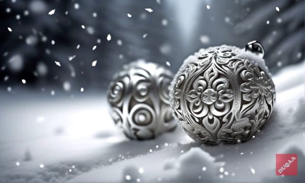 This Holiday Season, Let Duqaa's Silver Christmas Ornaments Shine Bright On Your Tree! 🎁✨ With A Variety Of Shapes And Styles, Our Decorations Are Perfect For Adding A Touch Of Elegance To Your Festive Celebrations. Discover The Magic Of Christmas With Us! #Manufacturer #Christmasornaments #Wholesaler