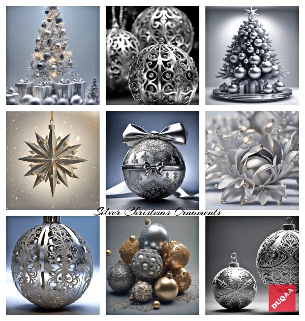 Get Ready To Deck The Halls With Duqaa's Stunning Silver Christmas Ornaments! 🎄✨ As A Leading Manufacturer And Exporter, We Bring You The Finest Decorative Products Straight From India. Elevate Your Holiday Spirit With Our Exquisite Collection! #Duqaa #Christmasdecor #Handicrafts