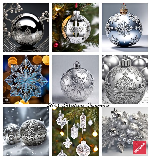 Embrace The Holiday Spirit With Duqaa's Elegant Silver Christmas Ornaments! 🎊 Our Handcrafted Decorations Are Perfect For Adding A Personal Touch To Your Celebrations. Discover The Beauty Of Our Diverse Collection And Make This Christmas Unforgettable! 🌟 #Supplier #Christmasjoy #Duqaahandicrafts