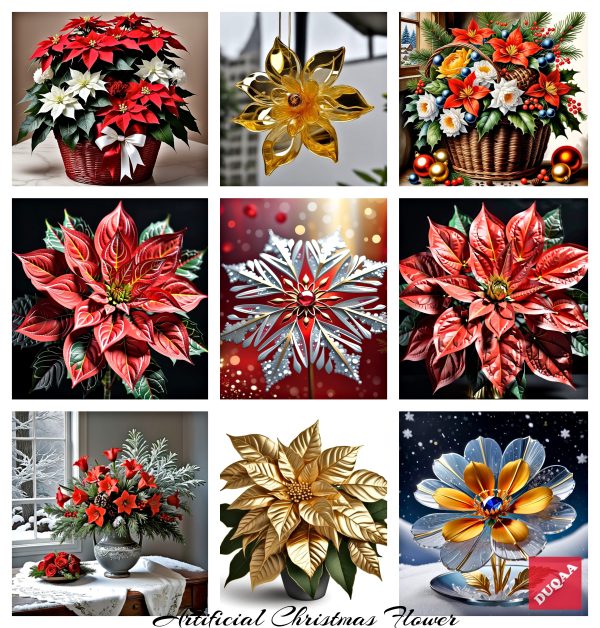 Get Ready To Deck The Halls With Duqaa! 🎄 As A Leading Manufacturer And Exporter Of Stunning Christmas Decorative Products, We Bring The Magic Of The Season Right To Your Home. Explore Our Beautiful Range Of Artificial Flowers And More! #Duqaa #Christmasdecor #HandicraftsDuqaa