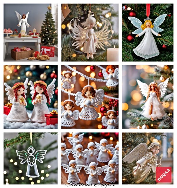 Get Ready To Deck The Halls With Duqaa! 🎄✨ We’re Your Go-To Manufacturer And Exporter Of Beautiful Christmas Decorations, Including Stunning Christmas Angels And Ornaments. Let’s Make This Holiday Season Magical! #Duqaa #Christmasdecor #HandicraftsChristmas Angels Duqaa.com