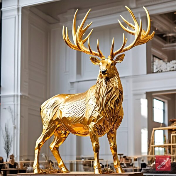 Celebrate The Joy Of Christmas With Duqaa's Beautifully Crafted Reindeer Figurine. As A Leading Manufacturer And Exporter Of Christmas Decorative Products, We Bring The Essence Of The Holiday Season To Your Home. Explore Our Collection Today! ❄️🦌 #Duqaa #Wholesaler #Christmasdecorations
