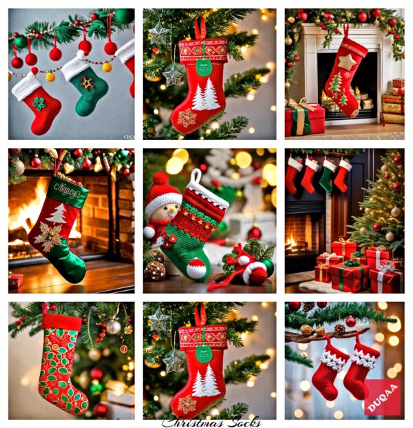 Discover The Magic Of Christmas With Duqaa! Our Range Of Decorative Products, Including Charming Socks, Is Expertly Manufactured And Exported From India. Make Your Celebrations Memorable With Our Unique Offerings! 🎅🎉 #Exporter #Christmasdecor #Wholesaler