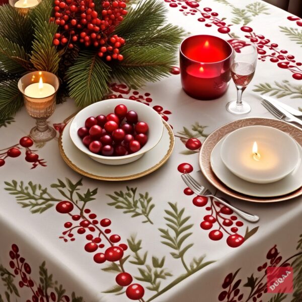 Get Ready For The Festive Season With Duqaa's Beautiful Christmas Table Cloths! 🎁 As A Trusted Manufacturer And Exporter Of Christmas Decorative Products From India, We Offer Unique Designs That Will Enhance Your Holiday Decor. Don’t Miss Out On Making Your Table The Centerpiece Of Your Celebrations! #Exporter #Christmasdecor #Duqaa