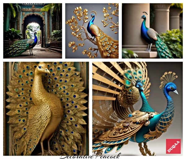 Elevate Your Decor With Our Exquisite Decorative Peacock Showpiece From Duqaa! 🦚 Crafted With Care From Iron, Wood, Fiber, Stone, And Feather, This Sculpture Is A True Testament To Our Commitment To Quality. As A Leading Manufacturer And Exporter Of Christmas Decorative Products, We’re Here To Help You Find The Perfect Piece For Your Home. #Duqaa #Handcraftedbeauty #Artistry