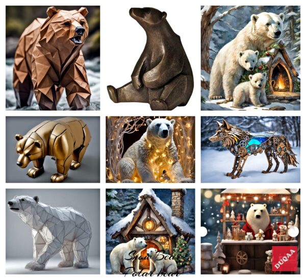 This Christmas, Let Duqaa's Snow Bear Polar Bear Figurine Be A Part Of Your Celebrations! As A Leading Manufacturer And Exporter Of Decorative Products, We Are Dedicated To Providing Exceptional Craftsmanship And Festive Spirit. 🌲❤️ #Duqaa #Distributors #Christmasdecor