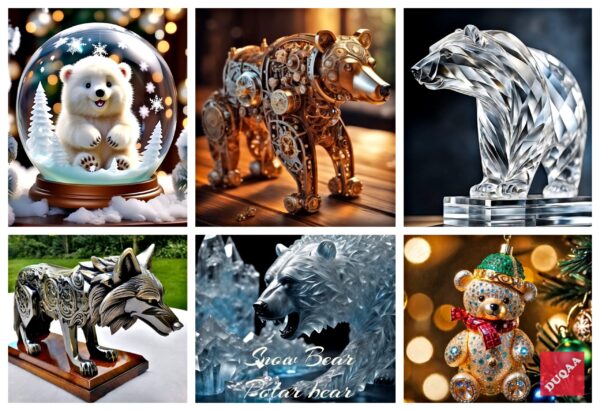 Bring Joy To Your Home This Holiday Season With Our Snow Bear Polar Bear Christmas Figurine! 🎁🐾 Duqaa Is Your Go-To Manufacturer And Exporter For Stunning Christmas Decorations Crafted With Love In India. Celebrate In Style! #Importer #Distributors #Duqaa