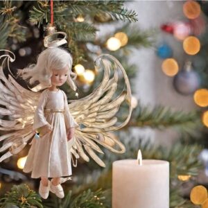 Elevate Your Christmas Decor with Duqaa’s Cute Hanging Ornaments & Angels! 🎅🎁